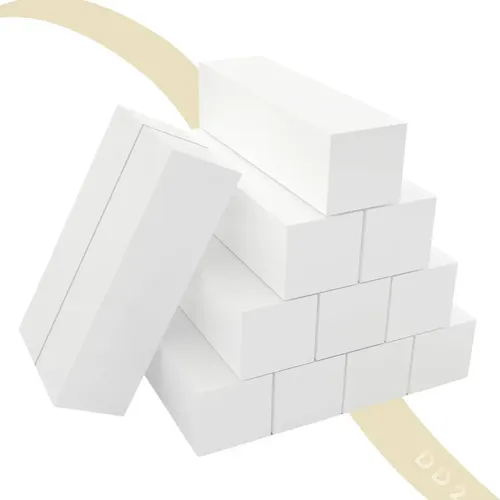 Block Blanco Lima Pulidor Buffer Para Uñas Esculpidas