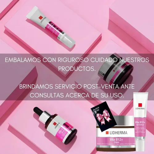 Crema Contorno Ojos Vita B12 Lidherma Combo Hidratante