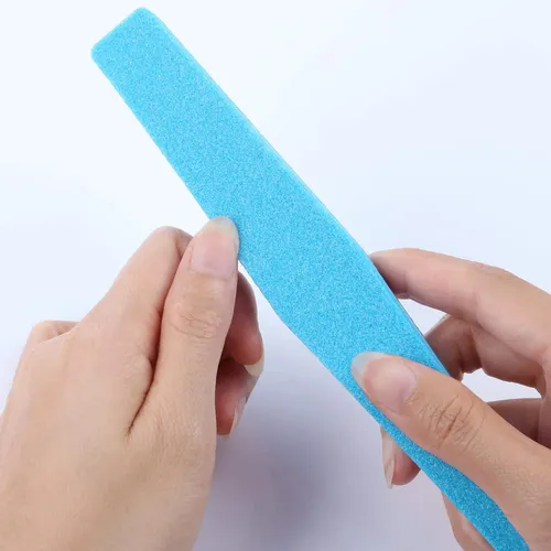 20 Unidades De Pulidores De Uñas, Limas En Bloque, Con Espon