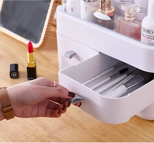 Organizador Maquillaje Portatil Escritorio Porta Cosmetico