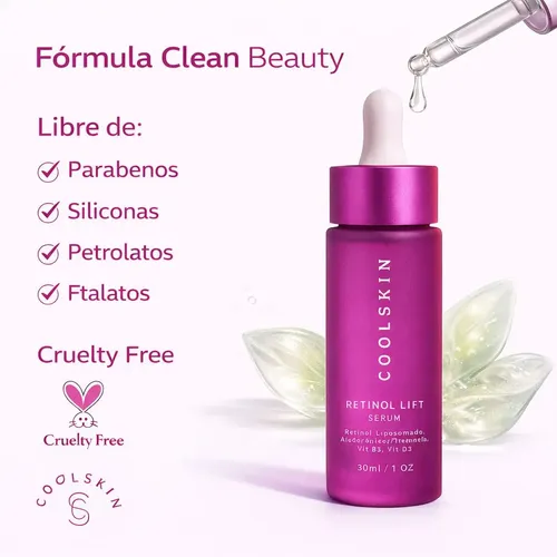 Sérum De Retinol Antiarrugas Antiage Facial Noche Coolskin