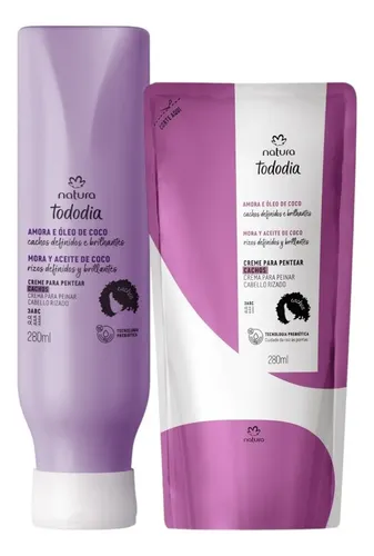 Rep Crema P Peinar Cab Rizado Mora Oleo Coco Tododia Natura