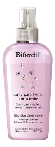Spray Para Peinar Ultra Brillo X 150ml Biferdil