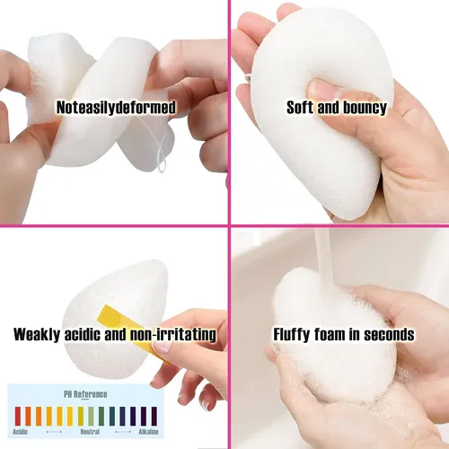 Esponjas Faciales Konjac 2u Nikibysh Nksd-003