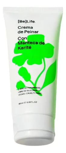Crema De Peinar Belife Vegano Con Manteca De Karite X 180ml
