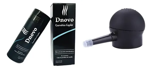Combo Fibras De Keratina Dnovo + Aplicador Dnovo