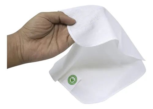 Paños De Limpieza Facial De Algodón Orgánico, Juego De 10 Re
