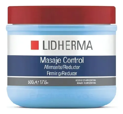 Crema Reductora Para Cuerpo Lidherma Corporal Masaje Control En Pote De 500ml/500g