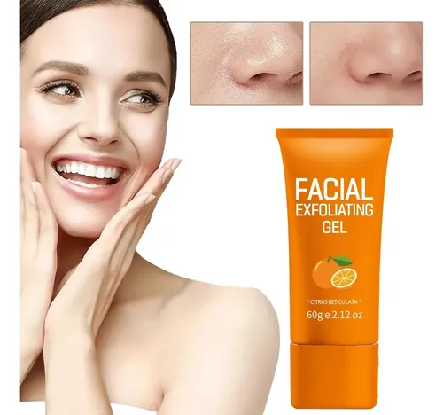 Gel Exfoliante Facial Naranja 60 G Puntos Negros Todo Tipo De Piel Día/noche