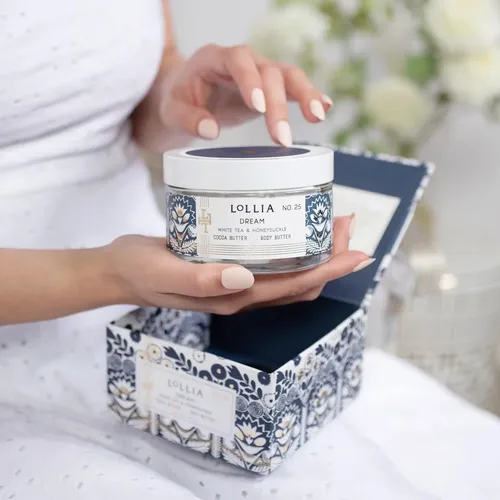 Manteca Corporal Lollia Dream Con Té Blanco Y Madreselva 160