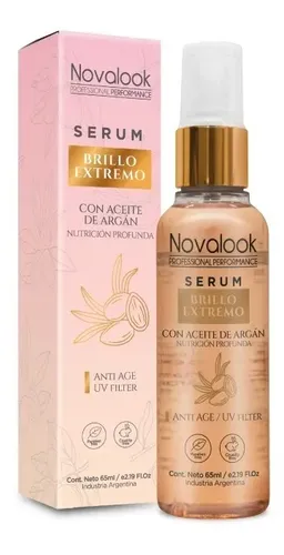 Serum Argan Novalook X 70 Ml No Engrasa El Cabello