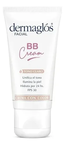 Dermaglos Bb Cream Facial Con Color Tono Claro Fps30 X 50g