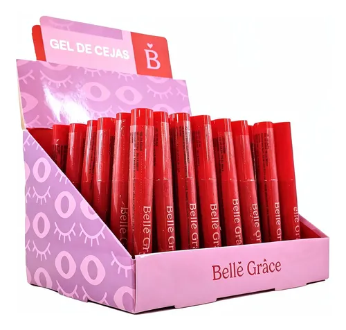 Caja 48 Rimel Mascara Gel Transparente Pestañas Belle Grace
