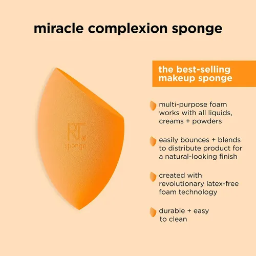 Esponja Para Mezclar Maquillaje Real Techniques Miracle Comp