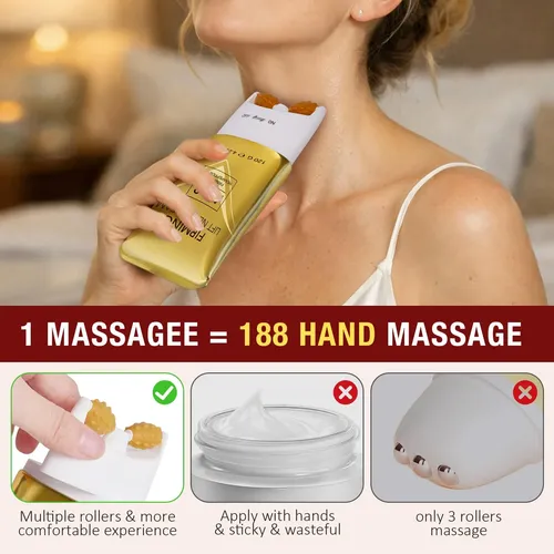Neck Firming Cream With Roller, Collagen Peptide Anti Aging 4.23 Fl Oz (pack Of 1)