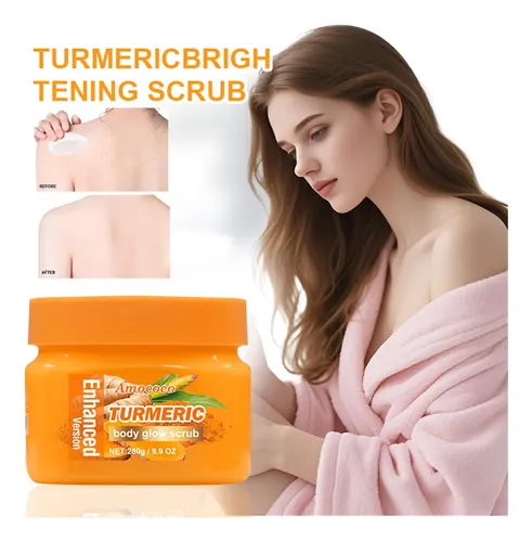 ‘n– 2 Paquetes De Exfoliante Corporal Con Cúrcuma, Limpiador