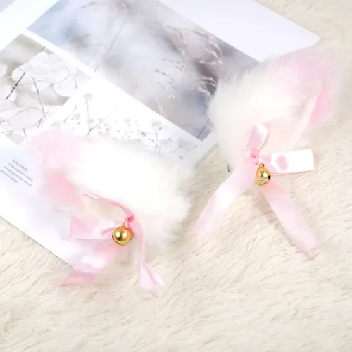 Accesorio De Diadema De Felpa Con Forma De Pinza Para El Pel