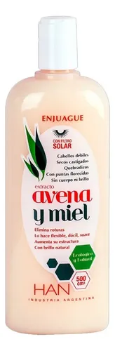 Acondicionador Han Avena Y Miel 500ml Apto Método Curly