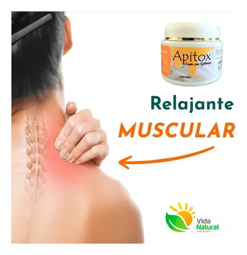Crema Vudnat Apitox 60 Ml Alivio Artritis Reuma Golpes