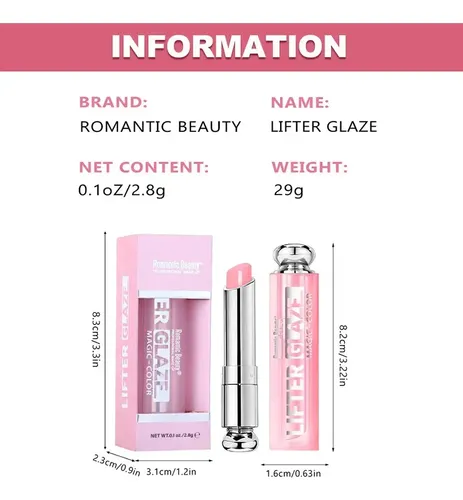 Lápiz Labial Cambia Color, Aceite Labial Hidratante
