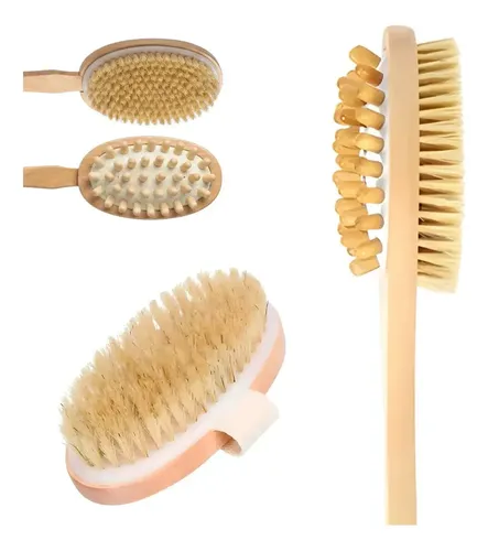 Kit De Cepillo Corporal Exfoliante Para Piel Y Circulación