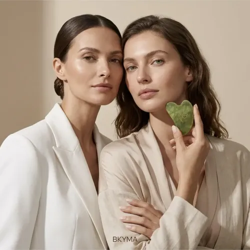 Piedra Gua Sha Jade Verde Para Rostro Y Desinflamar