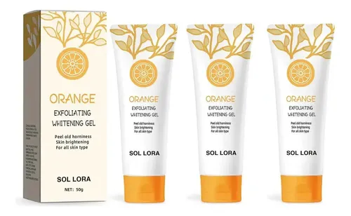 ! Gel Exfoliante C Hidratante De Naranja Para La Piel Y El*
