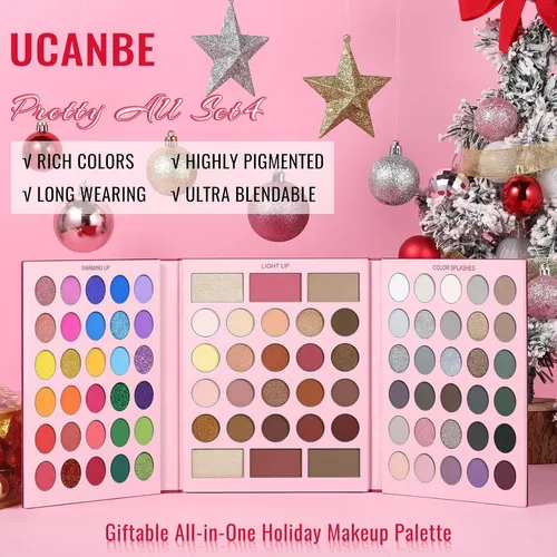 Paleta De Sombras Ucanbe Pretty All Set 86 Colores