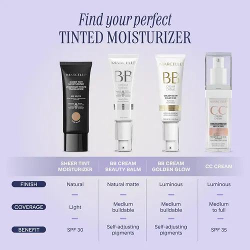 Crema Bb Marcelle Golden Glow, 45 Ml, Tono Universal