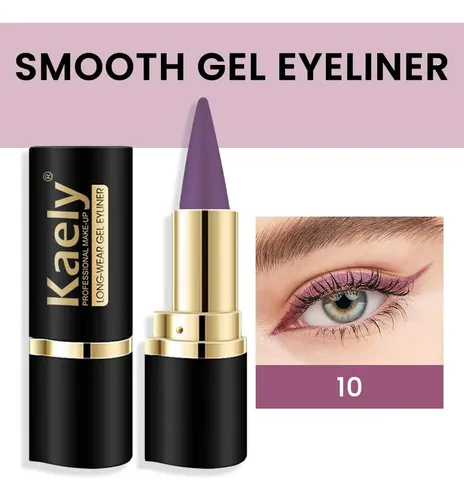 Kaely Lápiz Delineador De Ojos De Gel Morado