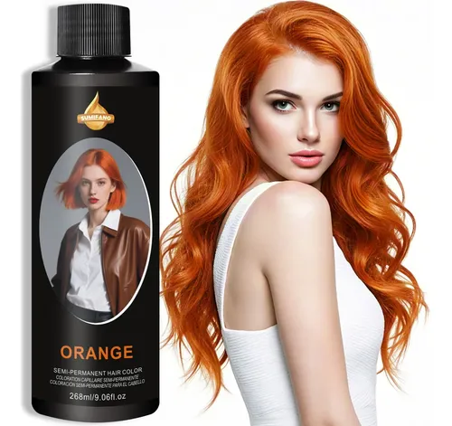 Tinte Semipermanente Para Cabello 268 Ml Orange Color