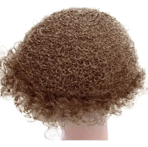 Payaso Sintético Afro Esponjoso De Belleza Sin Peluca Para C