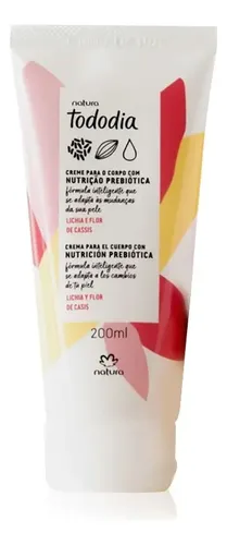 Crema Hidratante Para Cuerpo Lichia Y Flor De Casis 200 Ml Fragancia Litchia y flor de cassis