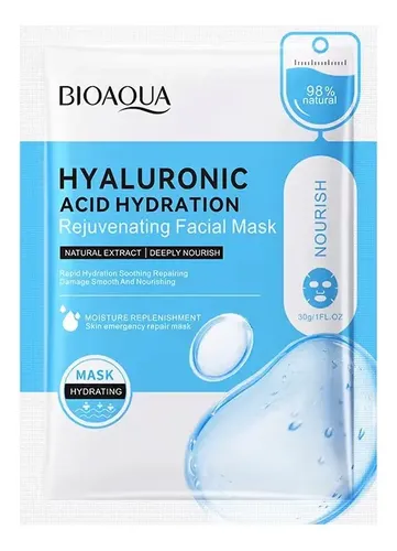 Pack De 5 Mascarillas Faciales Bioaqua De Tela Tipo de piel Mixta