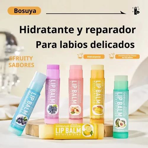 Pack 24 Bálsamos Labiales Frutales Hidratantes Lip Balm