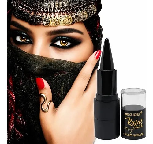 Khol Kajal En Crema Delineado De Ojos Profesional Kohol Negr Acabado Mate Color Negro
