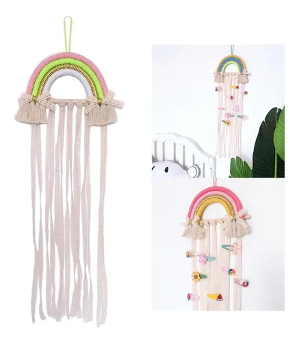 Soporte Para Pinzas De Pelo Rainbow Wall Fj A03 Para Niñas