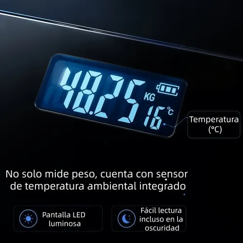 .. Báscula Digital Corporal Con Pantalla Led