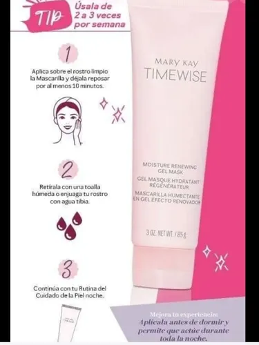 Mascarilla Renovadora En Gel Timewise Mary Kay