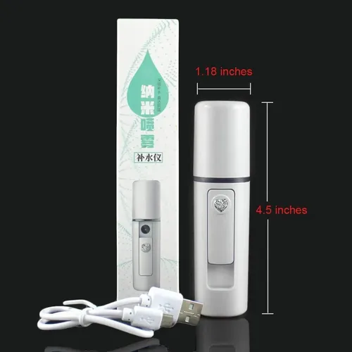 Atomizador Nano Facial Mister Humectante Usb 20 Ml