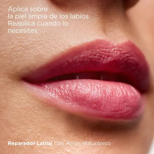 Bálsamo Reparador Labial Con A.h. Color Rosa Isdin X4gr.