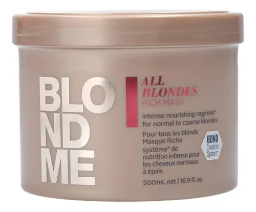Mascarilla Capilar Blondme All Blondes Rich 500 Ml