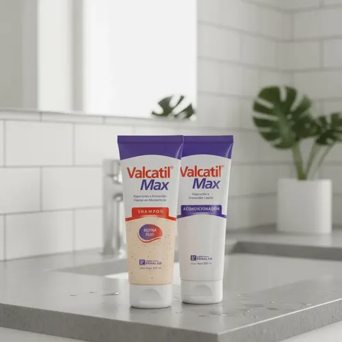 Combo Valcatil Max – Shampoo 300ml + Acondicionador 300ml