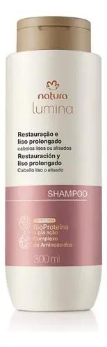 Shampoo Lumina Restauración Y Liso Prolongado 300 Ml