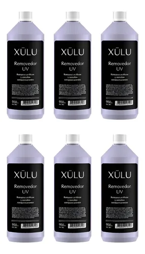 Pack X6 Removedor Esmalte Semipermanente Y Uñas Esculpidas