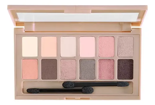 Paleta De Sombras De Ojos Maybelline The Blushed Nudes 12 tonos