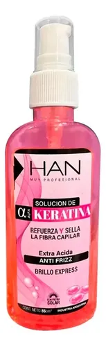 Han Solucion Alfa Keratina Refuerza Anti Frizz X 85
