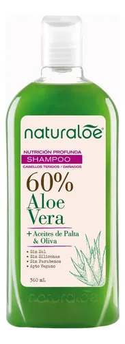 Naturaloe Shampoo Nutricion Profunda Cabello Secos 360ml