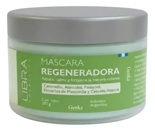Mascara Regeneradora Centella Asiatica Manzanilla 250g Libra Todo Tipo De Piel