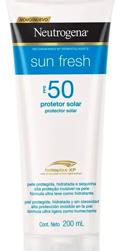 Neutrogena Sun Fresh Protector Solar Crema Fps 50 200ml 3c
